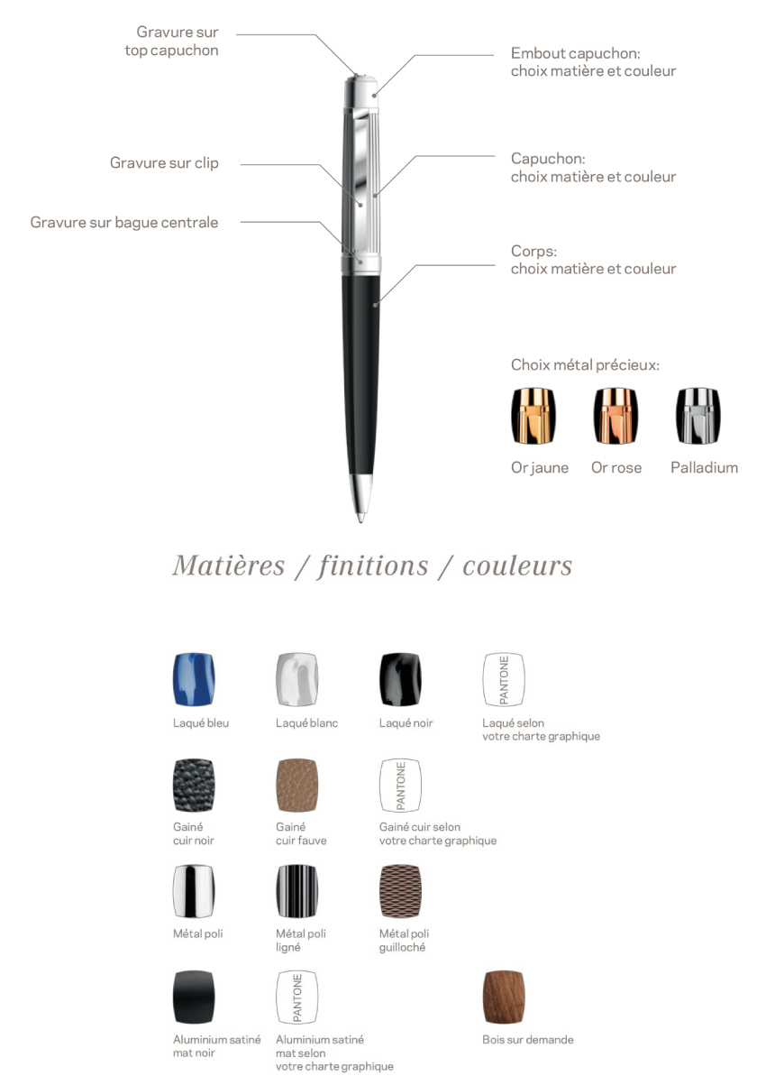 Stylo Matières Couleurs